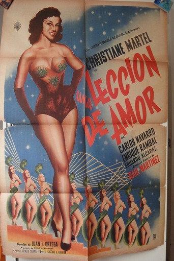 Una lección de amor (1956) poster
