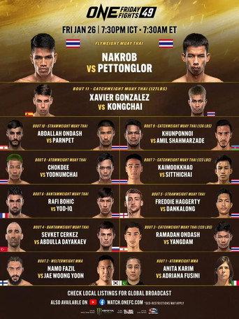 ONE Friday Fights 49: Nakrob vs. Pettonglor (2024) poster