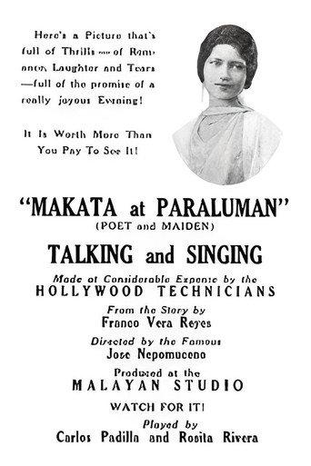Makata At Paraluman (1933) poster