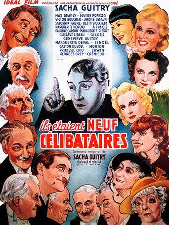 Nine Bachelors (1939) poster