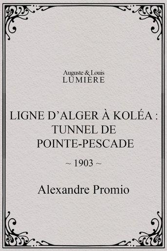 Algiers-Koléa Line: Tunnel of Point Pescade (1903) poster