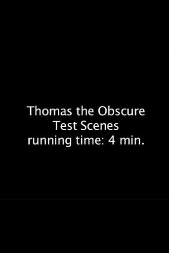 Thomas the Obscure (2005) poster