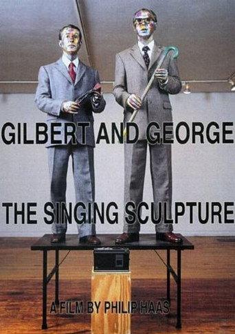 Gilbert and George The Singing Sculpture (1991) poster