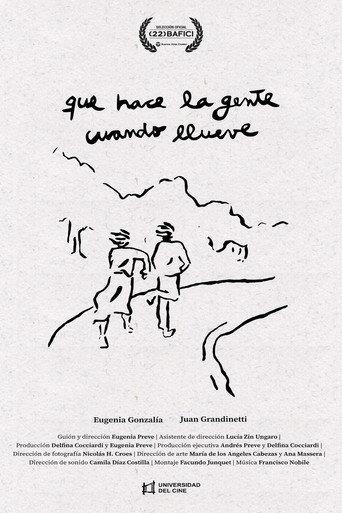 Qué hace la gente cuando llueve (2021) poster