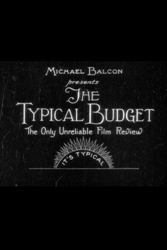 Typical Budget (1925) poster