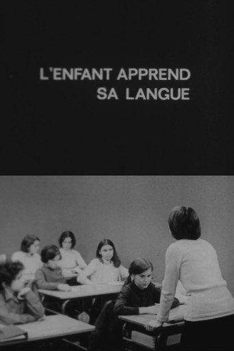 L'Enfant apprend sa langue (1970) poster