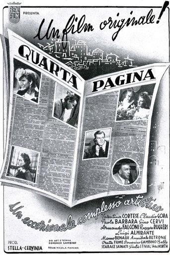 Quarta pagina (1942) poster
