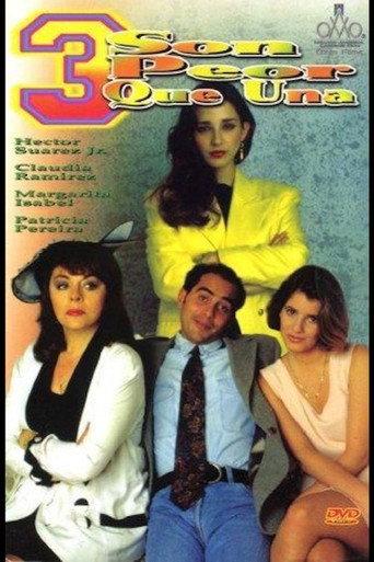 Tres son peor que una (1992) poster