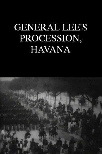 General Lee's Procession, Havana (1899) poster