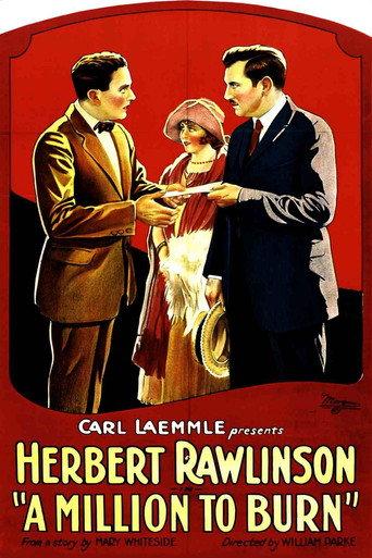 A Million to Burn (1923) poster