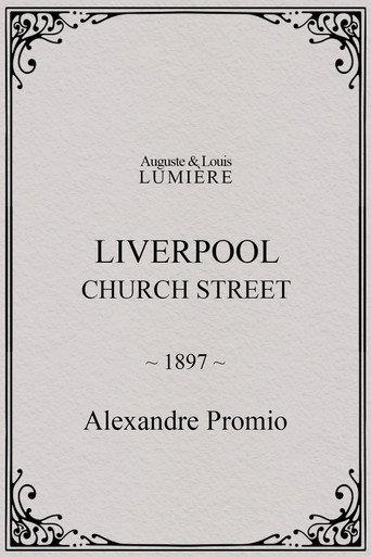 Liverpool, Church Street (1897) poster