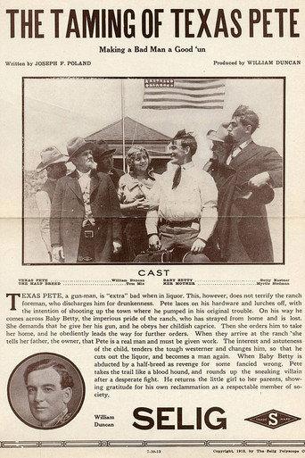 The Taming of Texas Pete (1913) poster