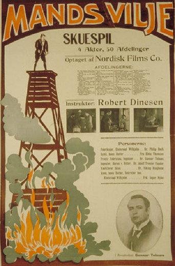 Mands Vilje (1918) poster