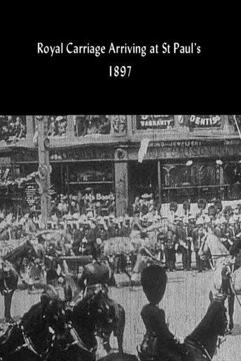 Royal Carriage Arriving at St Paul's (1897) poster