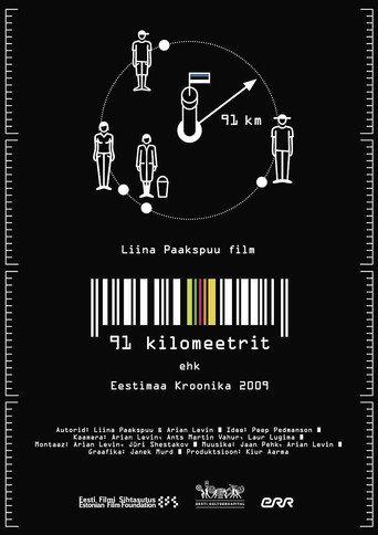 91 kilometers. Chronicle of Estonia 2009 (2010) poster