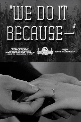 We Do It Because (1942) poster