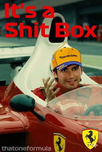 How Carlos Sainz felt after driving the 2021 Ferrari SF-21 (2020) poster