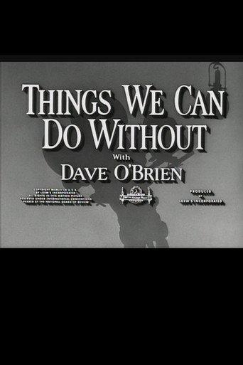 Things We Can Do Without (1953) poster