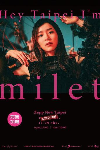 milet: 「Hey Taipei, I'm milet」at Zepp New Taipei (2023) poster