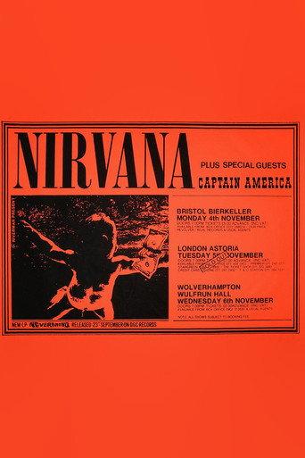 Nirvana:  Astoria Theater London (1991) poster