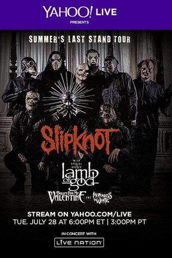 Slipknot - Live at DTE Energy Music Theatre 2015 (2015) poster