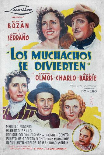 Los muchachos se divierten (1940) poster