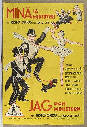Minä ja ministeri (1934) poster
