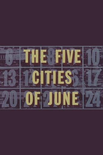 The Five Cities of June (1963) poster