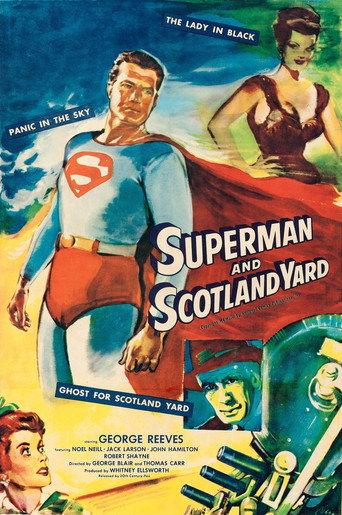 Superman and Scotland Yard (1954) poster