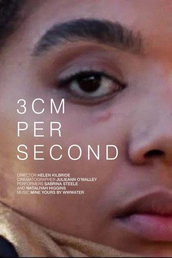 3 cm per second (2021) poster