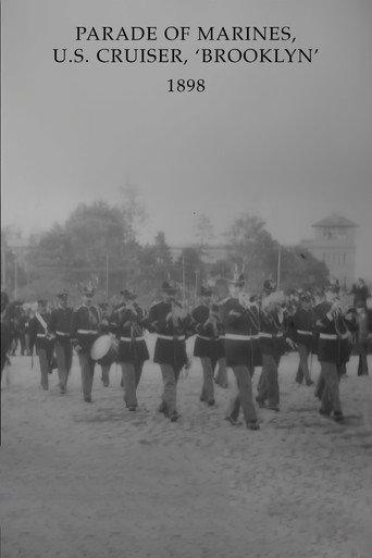 Parade of Marines, U.S. Cruiser, 'Brooklyn' (1898) poster