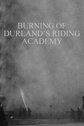 Burning of Durland's Riding Academy (1902) poster