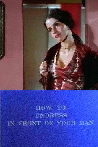 How to Undress in Front of Your Man (1970) poster