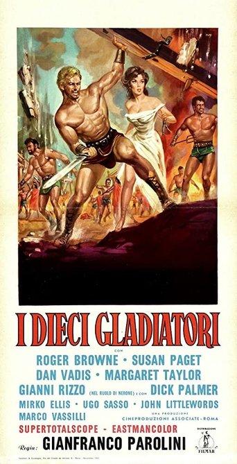 The Ten Gladiators (1963) poster
