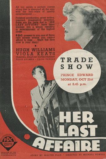 Her Last Affaire (1935) poster