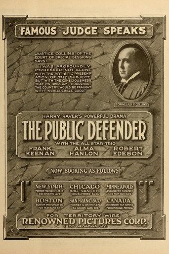 The Public Defender (1917) poster