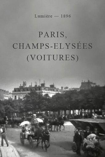 Paris, Champs-Elysées (voitures) (1896) poster