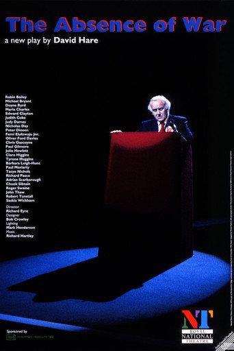 The Absence of War (1995) poster