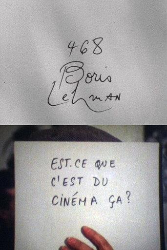 Cinématon n°468 : Boris Lehman (1985) poster