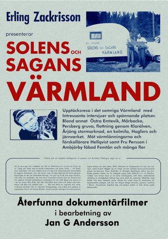 Solens och sagans Värmland (1954) poster