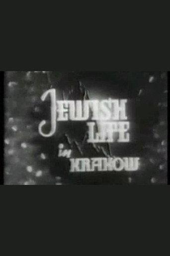 Jewish Life in Krakow (1939) poster