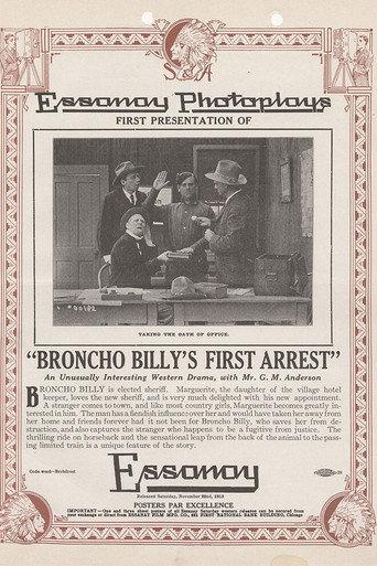 Broncho Billy's First Arrest (1913) poster