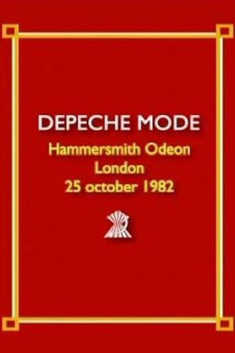 Depeche Mode - Live at Hammersmith Odeon 1982 (1982) poster