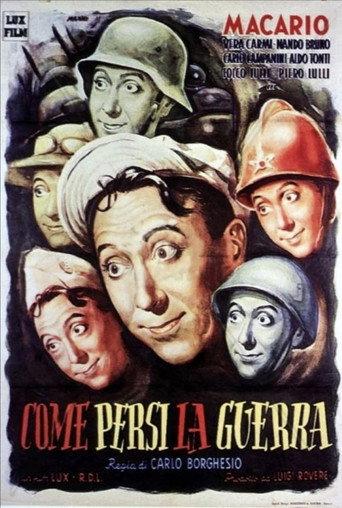 How I Lost the War (1947) poster