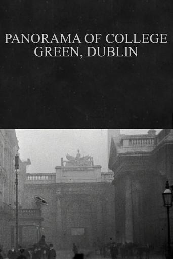 Panorama of College Green, Dublin (1902) poster