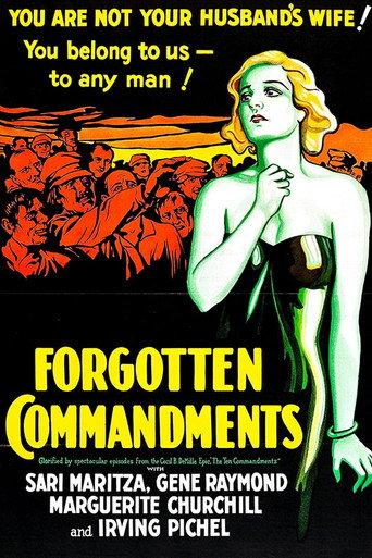 Forgotten Commandments (1932) poster