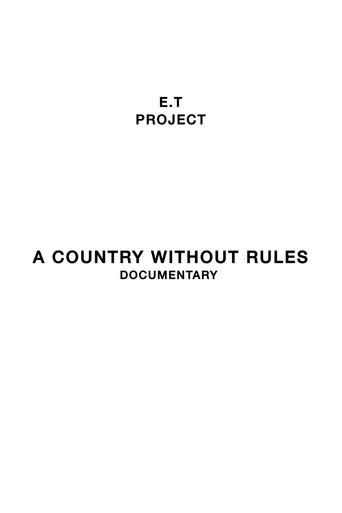 A Country Without Rules (2027) poster