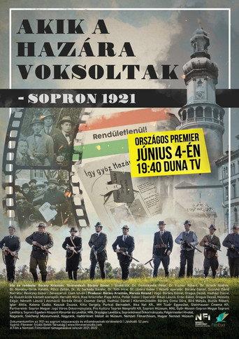 Akik a hazára voksoltak - Sopron 1921 (2022) poster