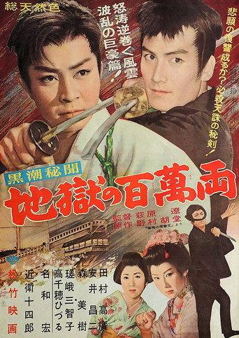 Kuroshio hibun: Jigoku no hyakuman ryō (1960) poster