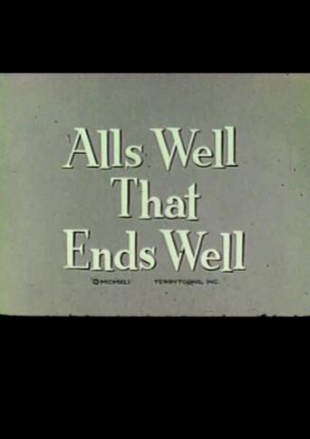 All's Well That Ends Well (1940) poster